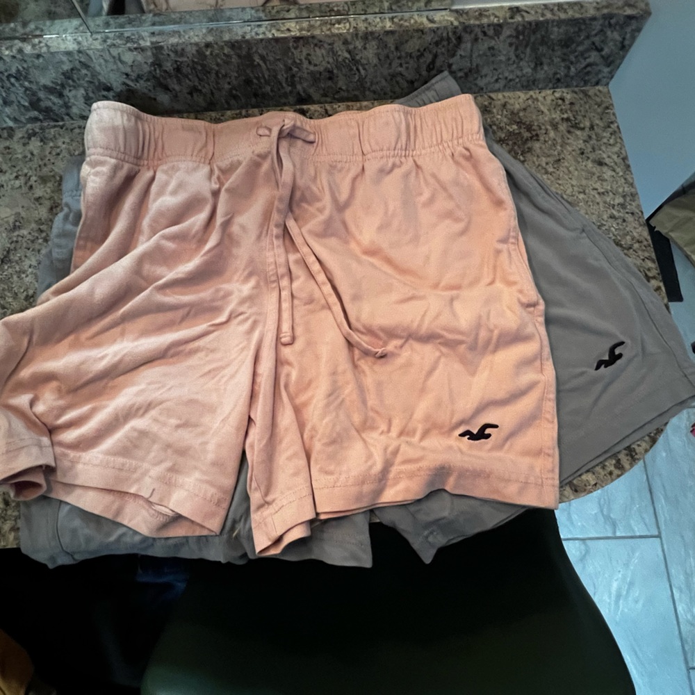 2 Hollister soft jersey shorts